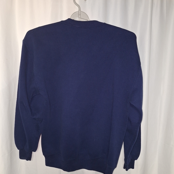 Navy Blue Christmas HolidayTree Sweatshirt - Picture 6 of 6